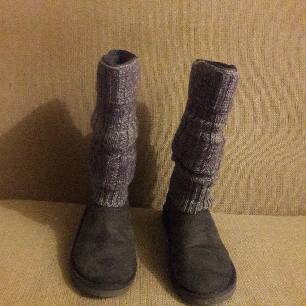Bu Collection Knitted Sweater Boots